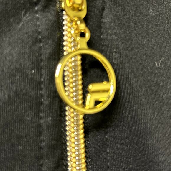 Fila Bodycon Streetwear Hooded Neon Mini Dress Sz XL - Picture 4 of 6